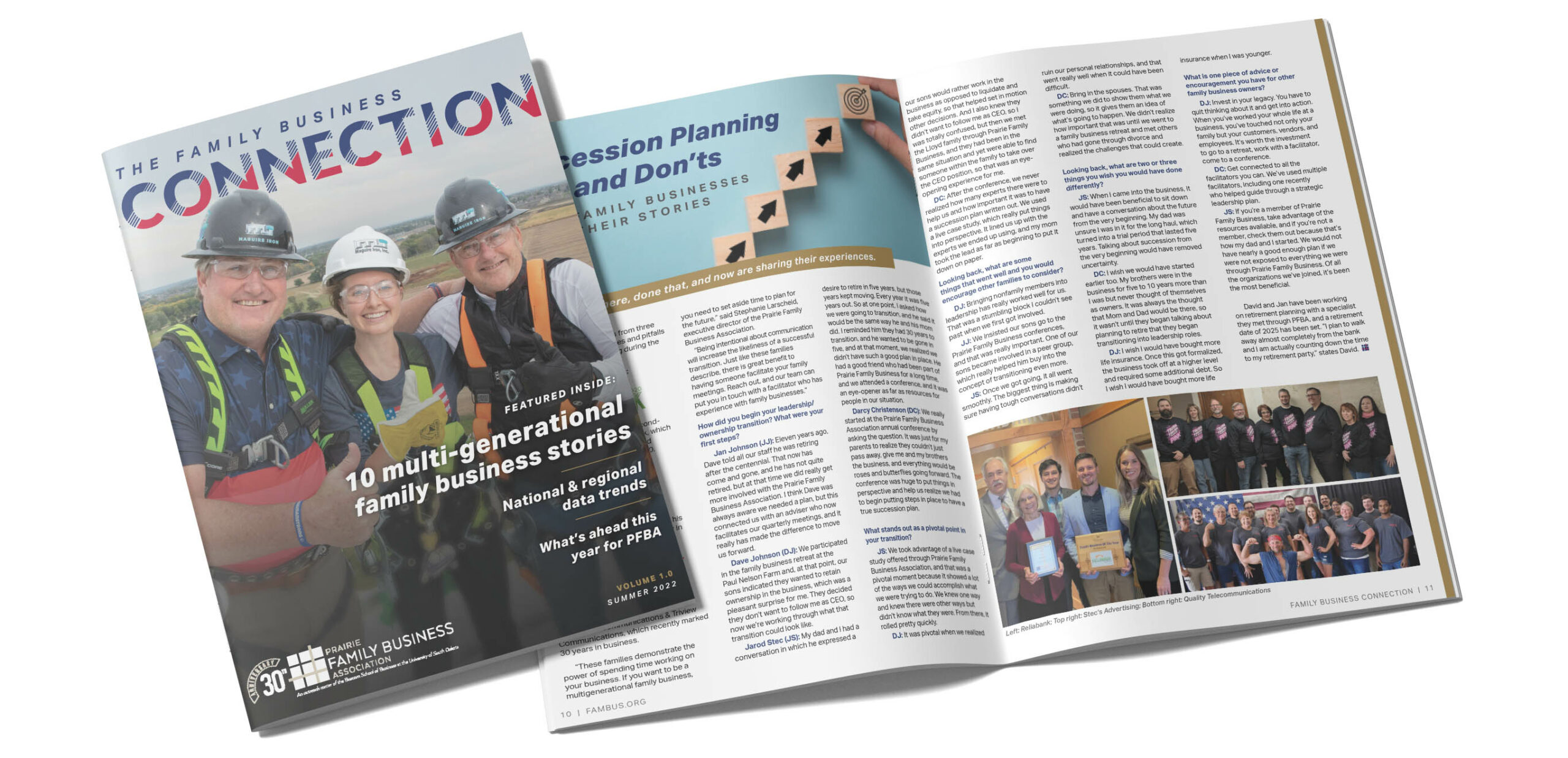 pfba family business connection magazine first edition