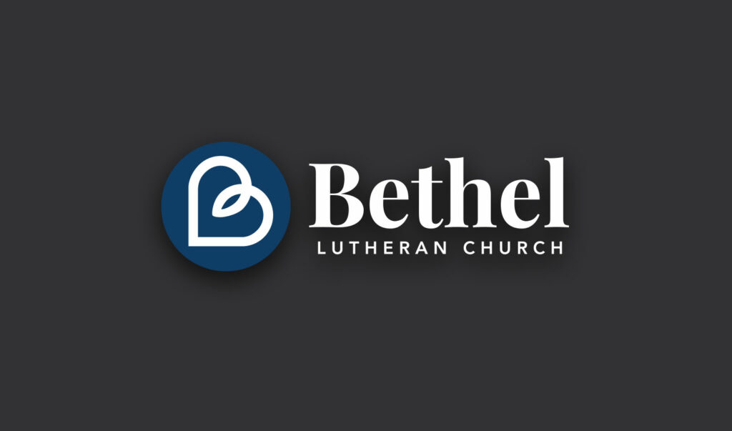 bethel lutheran church logo on gray